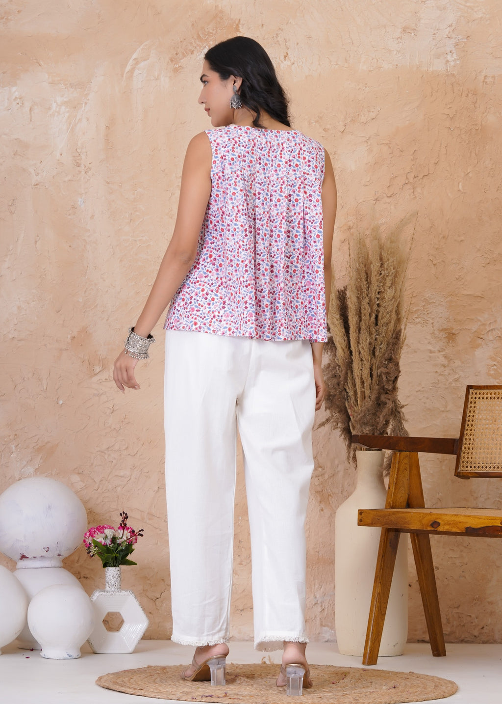 Primrose Floral Summer Sleeveless Top